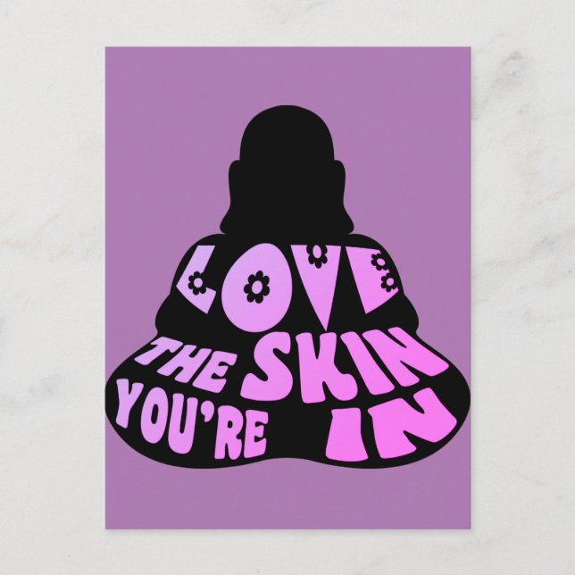 Postal Buda Love Purple (Anverso)