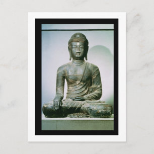 Postal Buda Sakyamuni sentado de Ch'ungung-ni (hierro)