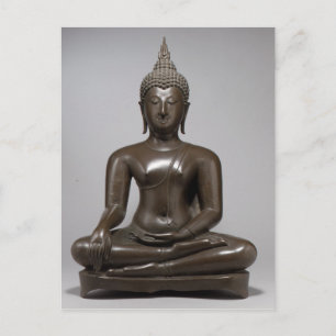 Postal Buda sentado - siglo XV