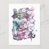 *~* Buda Zen Resumen Meditar Pastel Floral