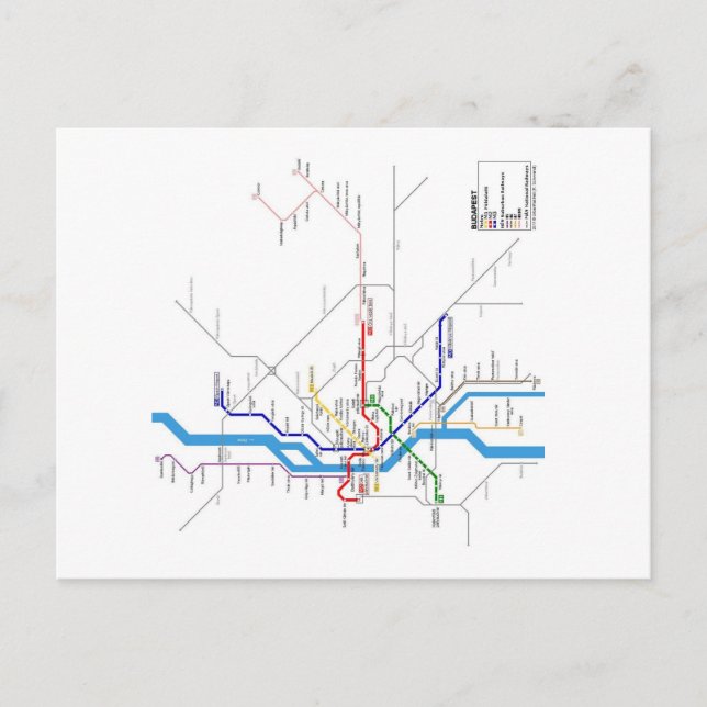 Postal Budapest (Anverso)