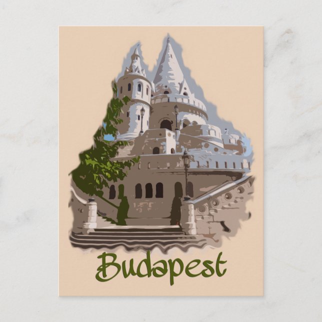 Postal Budapest: Baluartes de Pescadores (Anverso)