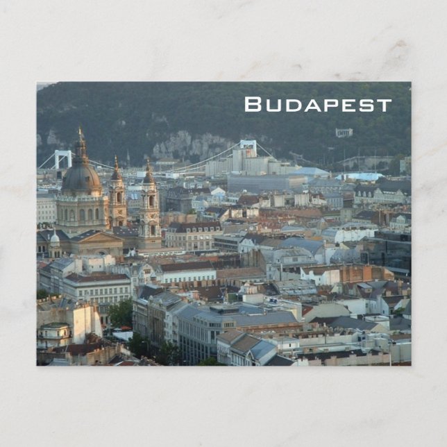 Postal Budapest céntrica (Anverso)