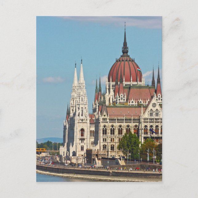 Postal Budapest, el edificio del Parlamento (Anverso)