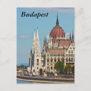 Postal Budapest, el edificio del Parlamento, Budapest