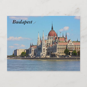 Postal Budapest, el edificio del parlamento, Budapest