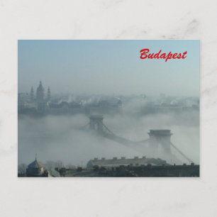 Postal Budapest en invierno
