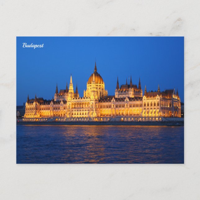 Postal Budapest Hungría (Anverso)
