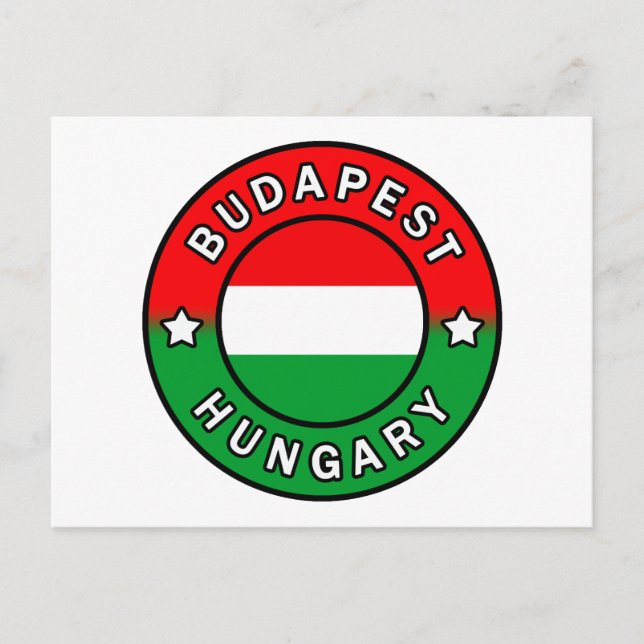 Postal Budapest Hungría (Anverso)