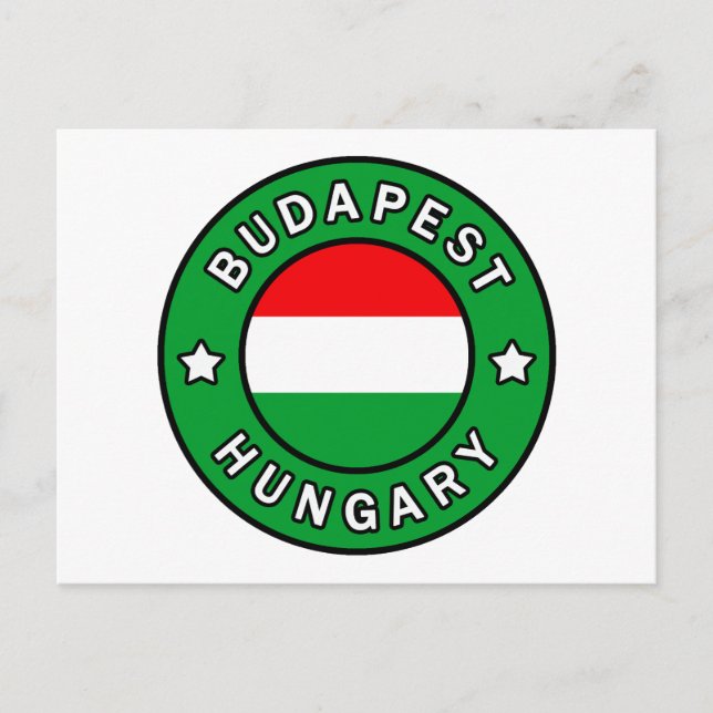 Postal Budapest Hungría (Anverso)