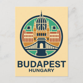 Postal Budapest Hungría Europa