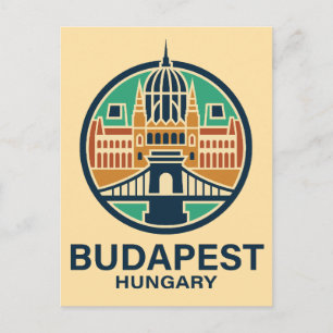 Postal Budapest Hungría Europa