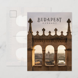 Postal Budapest Hungría viaje por Fisherman's Bastion
