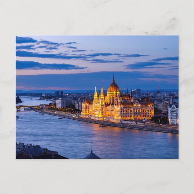Postal Budapest Parlament (Anverso)