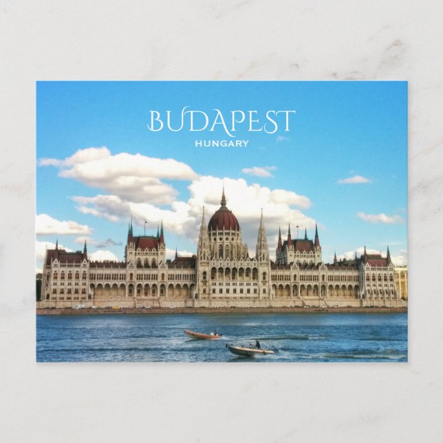 Postal Budapest, Parlamento (Anverso)