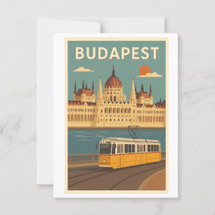 Postal Budapest postcard