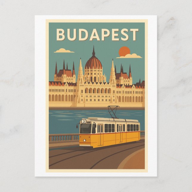 Postal Budapest postcard (Anverso)