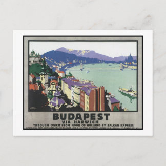 Postal Budapest vía Harwich