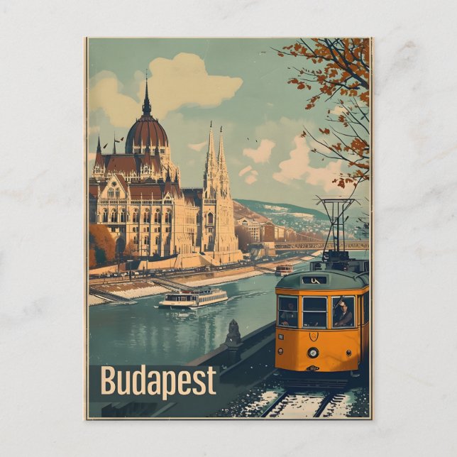 Postal Budapest vintage (Anverso)