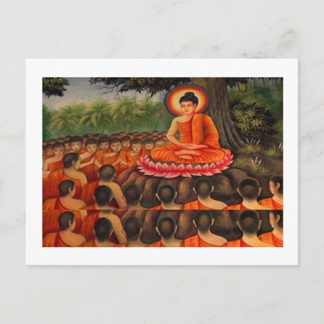 Postal BUDDHA Budismo Paz (Anverso)