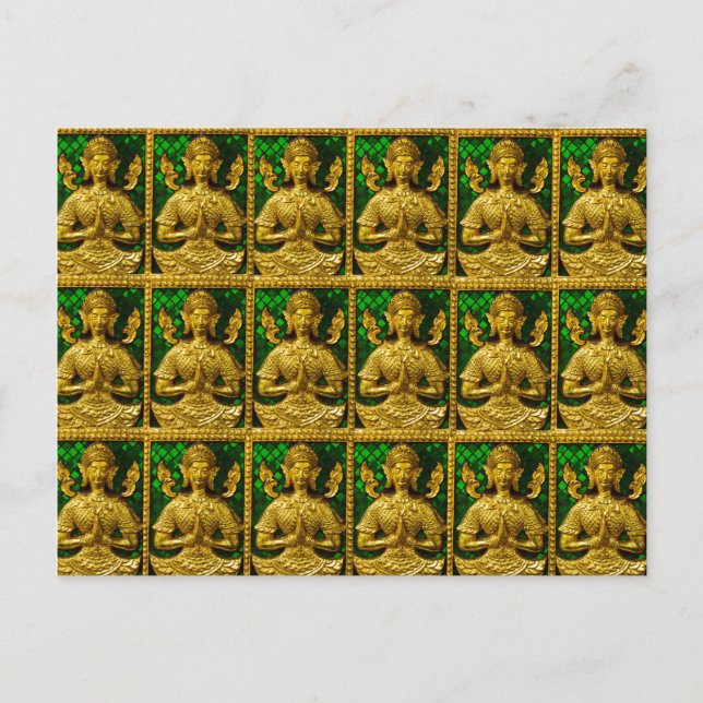 Postal buddha de sesión amistosa (Anverso)