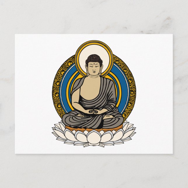 Postal Buddha Dhyana Mudra (Anverso)