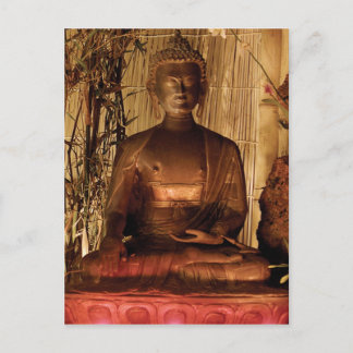 Postal BUDDHA: Estatua de cobre