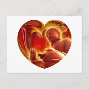 Postal BUDDHA Heart