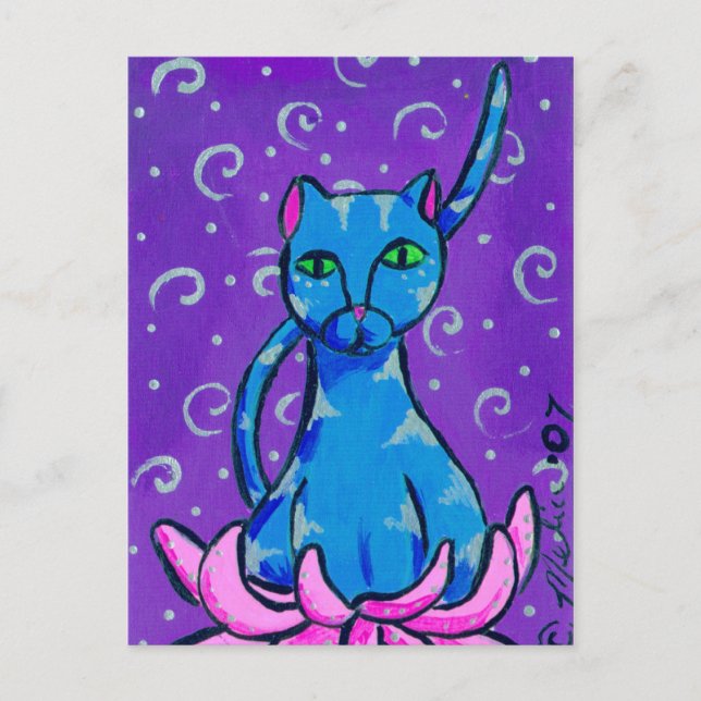 Postal Buddha Kitty (Anverso)