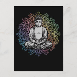 Postal Buddha Mandala Yoga Espiritual Budismo