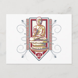 Postal Buddha Om Mani Padma Hum