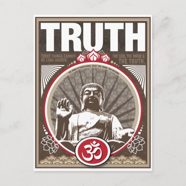 Postal Buddha TRUTH (Anverso)