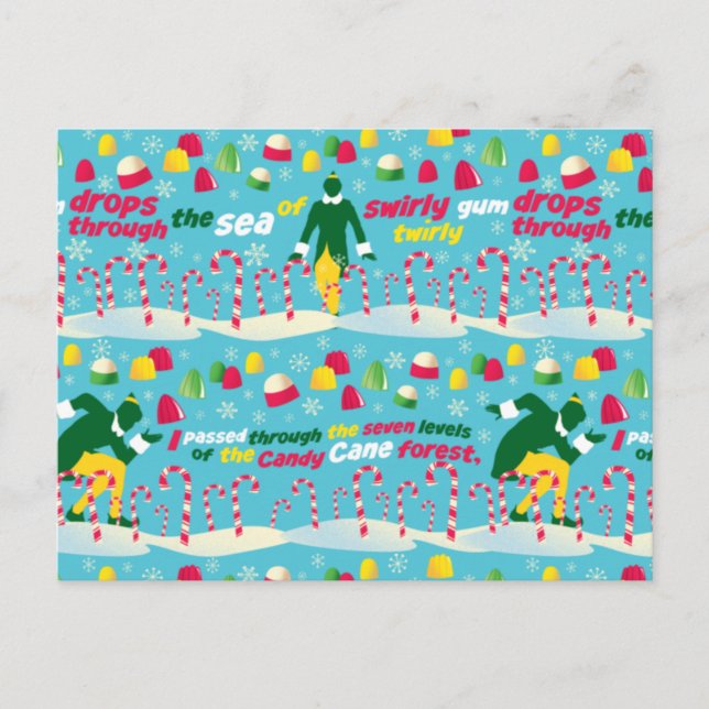 Postal Buddy the Elf Candy Pattern (Anverso)