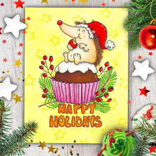 Postal Budín de Navidad