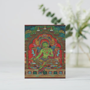 Postal Budismo Tibetano Tara Verde
