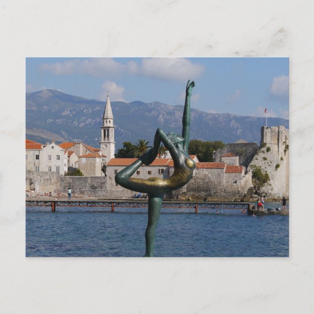 Postal Budva, Montenegro (Anverso)