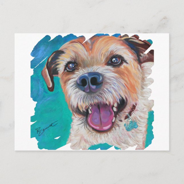 Postal ¡Buen chico, Eddie! (Anverso)