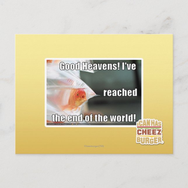 Postal ¡Buen cielo! (Anverso)