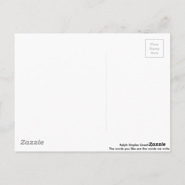 Postal Buen corazón (Reverso)
