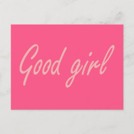 Postal Buen diseño de niña