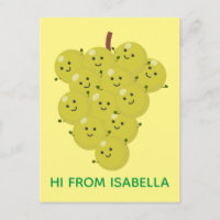 Buen ilustracion de uvas personalizados