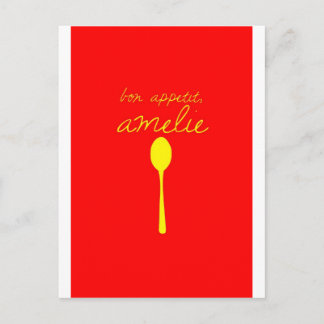 Postal Buen provecho, Amelie