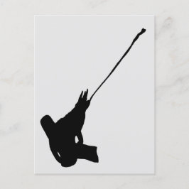 Postal ¡Buen tiro! Silhouette Chameleon de Jackson