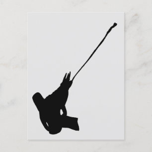 Postal ¡Buen tiro! Silhouette Chameleon de Jackson