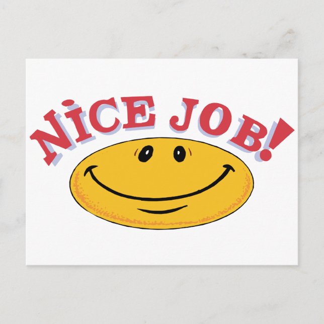 Postal ¡Buen trabajo! (Anverso)