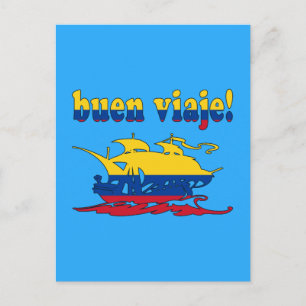 Postal Buen Viaje en Colombia - Vacaciones