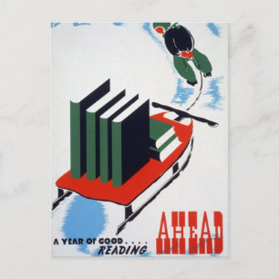Postal Buena lectura por delante