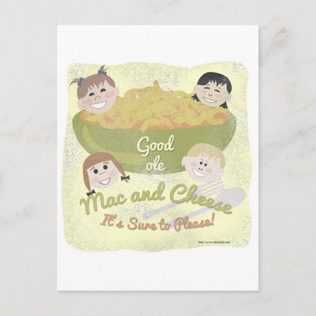 Postal Buena Ole Mac y Queso (Anverso)