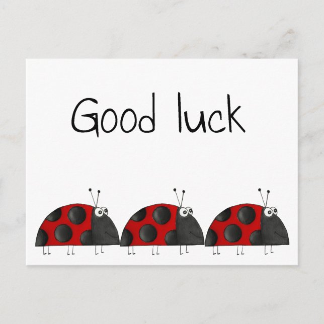 Postal Buena suerte de Postkarte, Glückwunschkarte, Marie (Anverso)