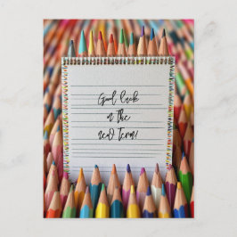 Postal Buena suerte en tu nuevo periodo escolar